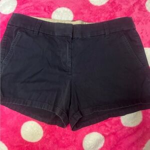 J Crew Blue Shorts Size 8 Belt Loops & Pockets